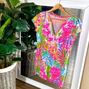 Lilly Pulitzer T-Shirt Dress Size Large